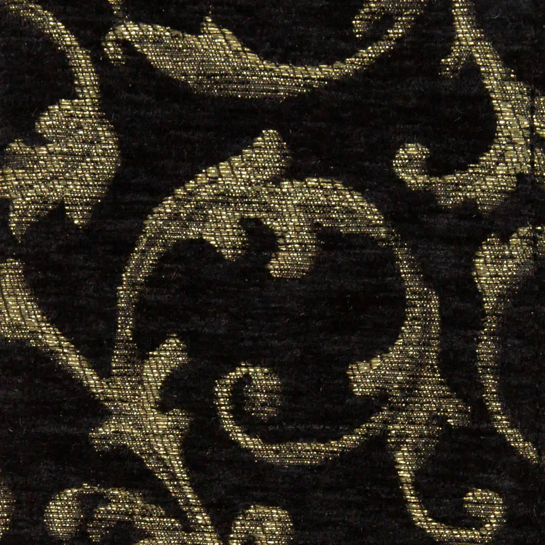 Vintage Scroll Black/Green Checkbook Cover of America  detail