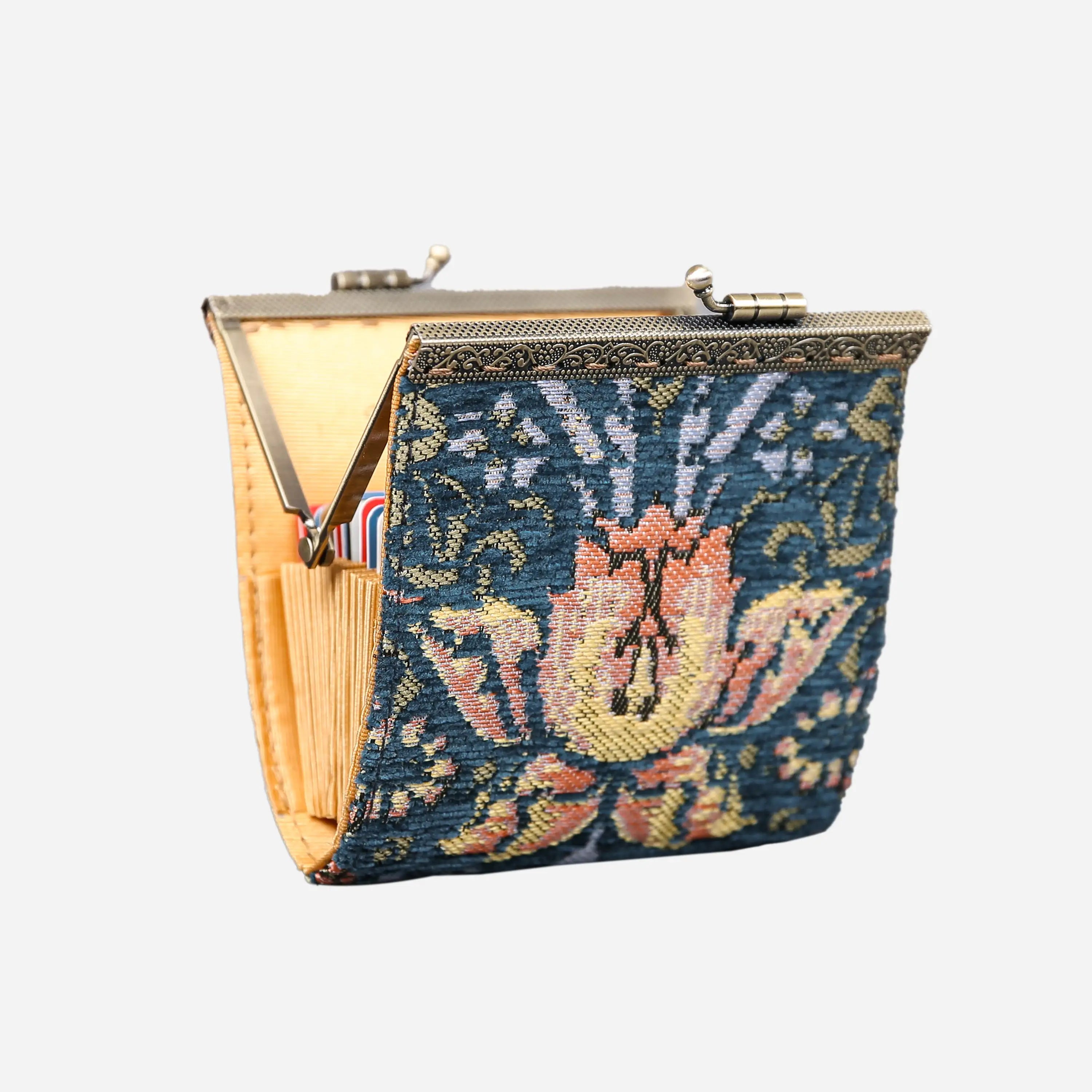 William Morris Strawberry Thief Card Wallet   of America 17 opening