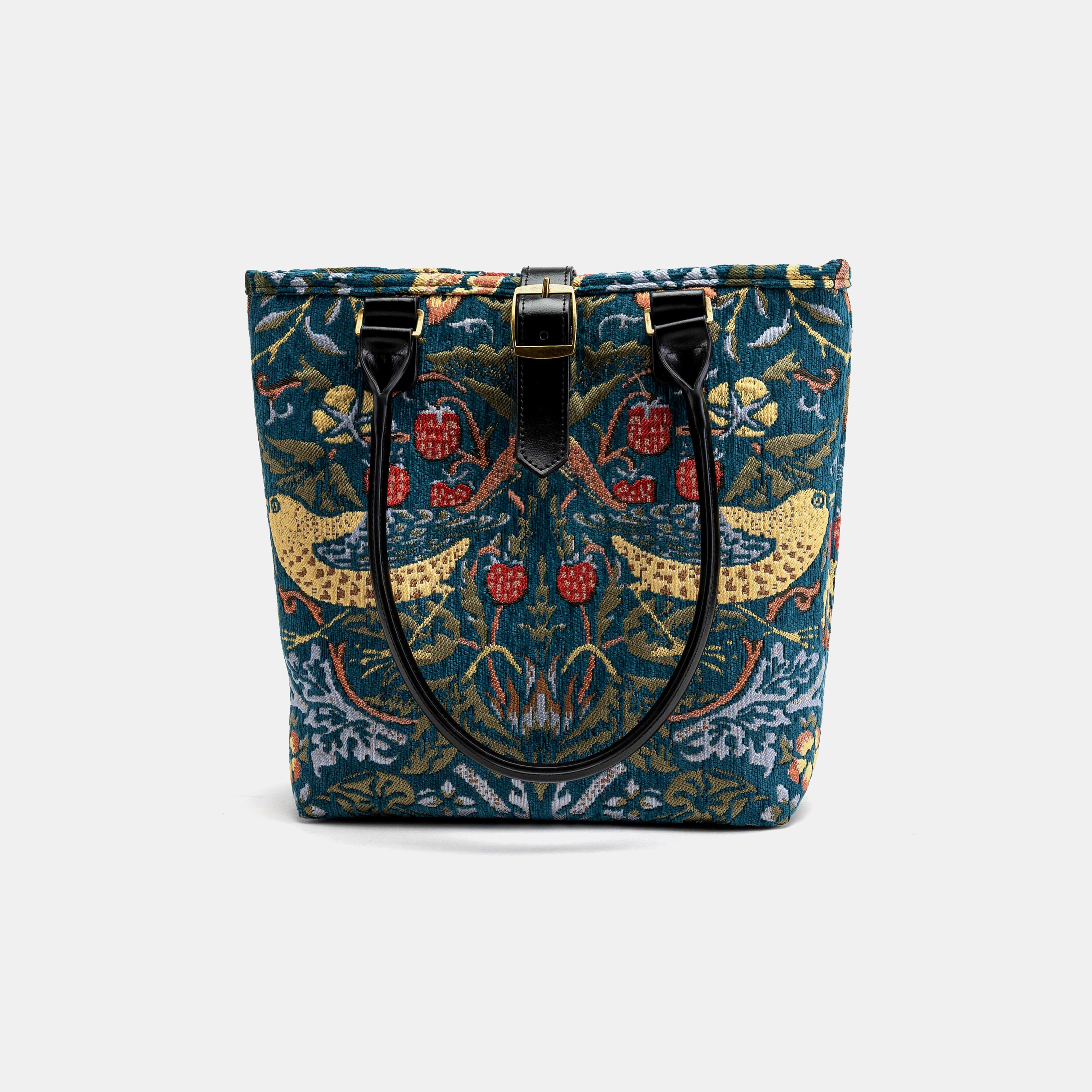 William Morris Strawberry Thief Everyday Tote Bag of America with shoulder strap