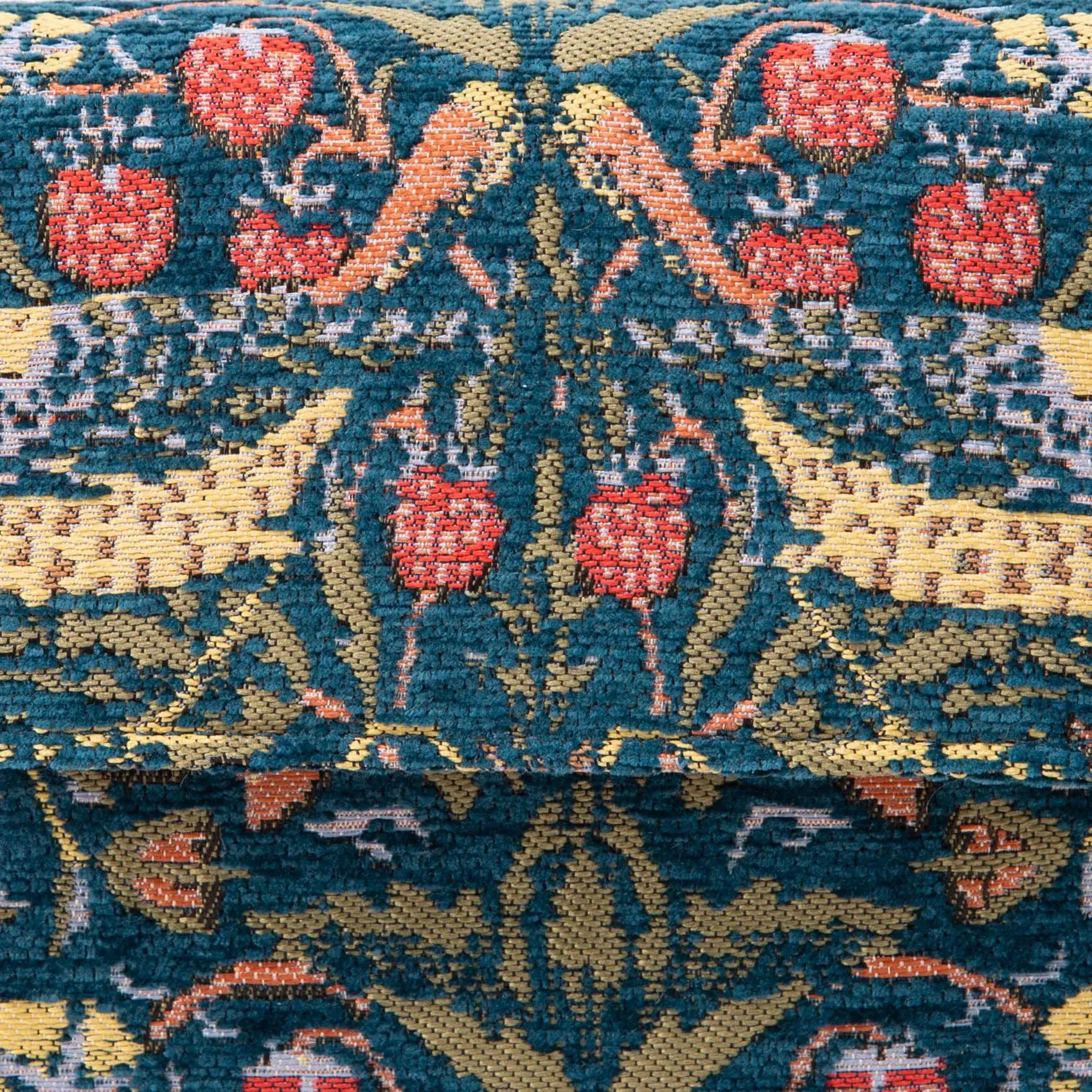 William Morris Strawberry Thief Flap Crossbody Bag of America pattern
