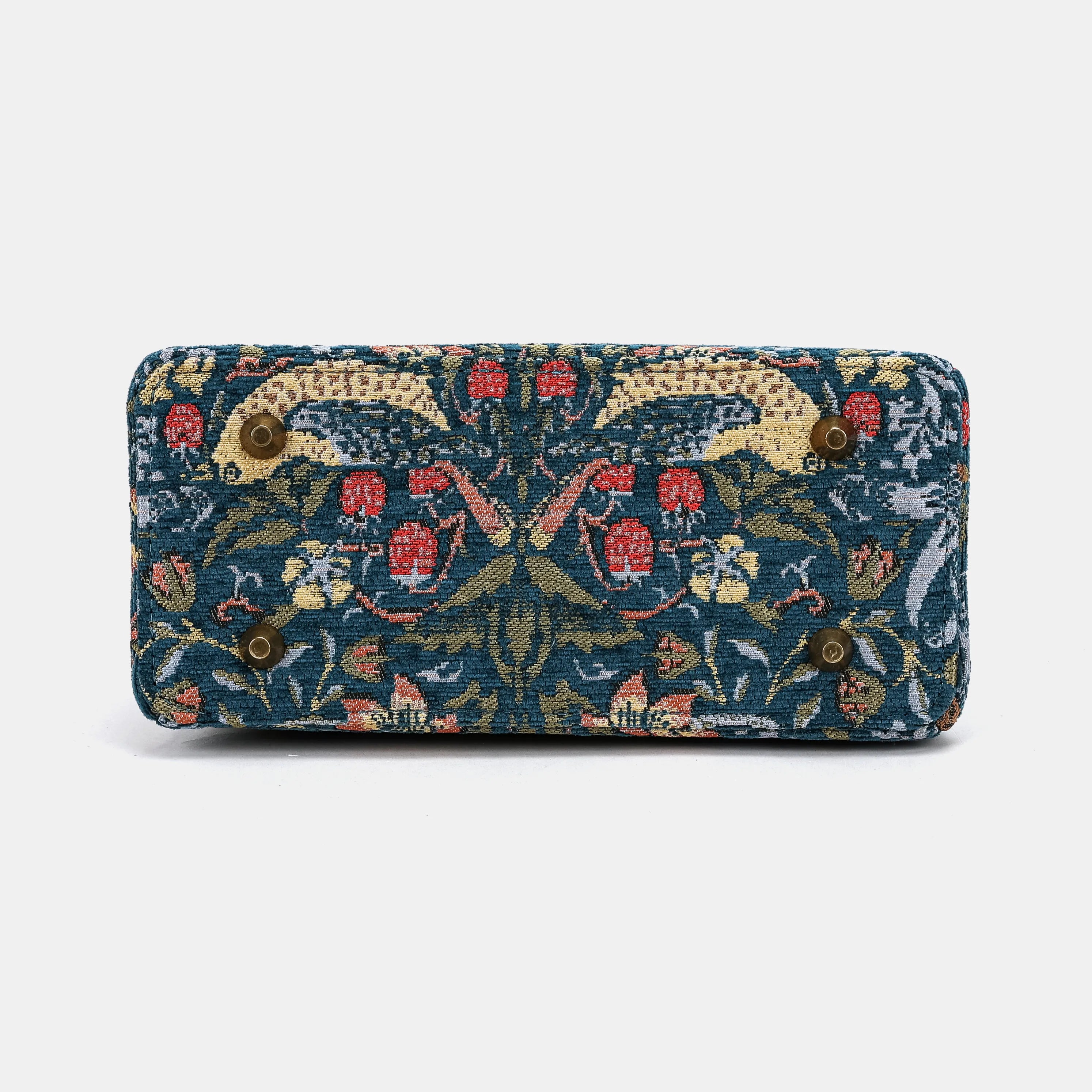 William Morris Strawberry Thief Helena Carpet Gladstone Backpack bottom