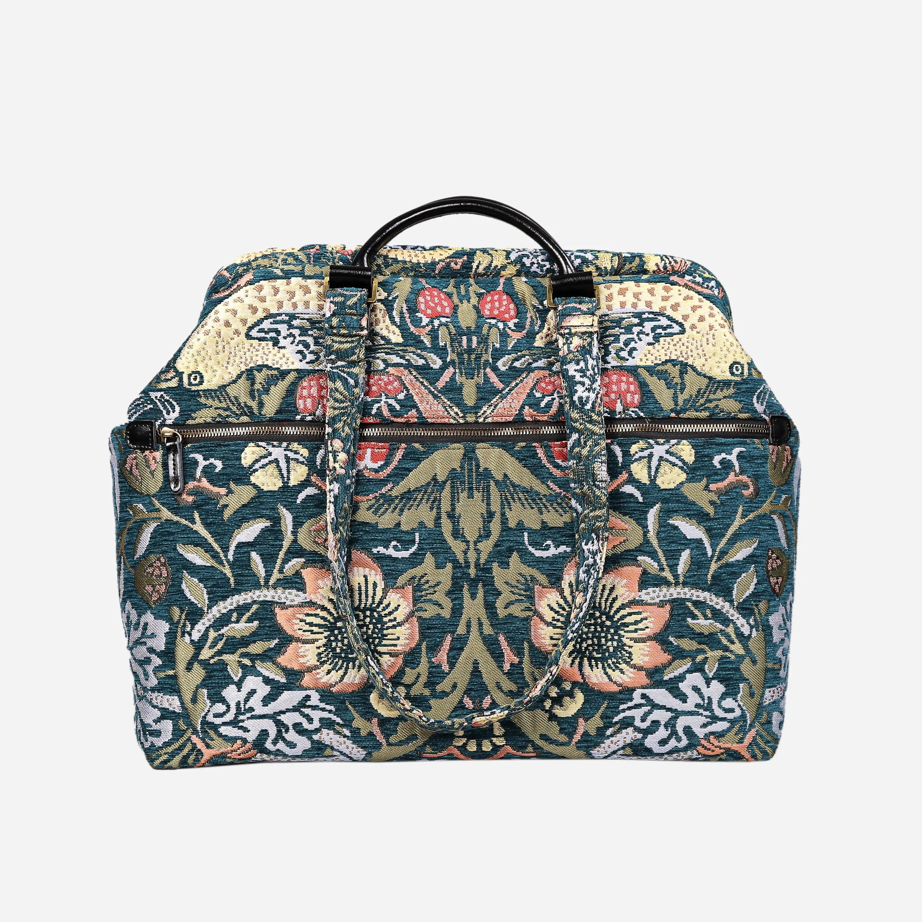 William Morris Strawberry Thief Knitting Project Bag   of America back