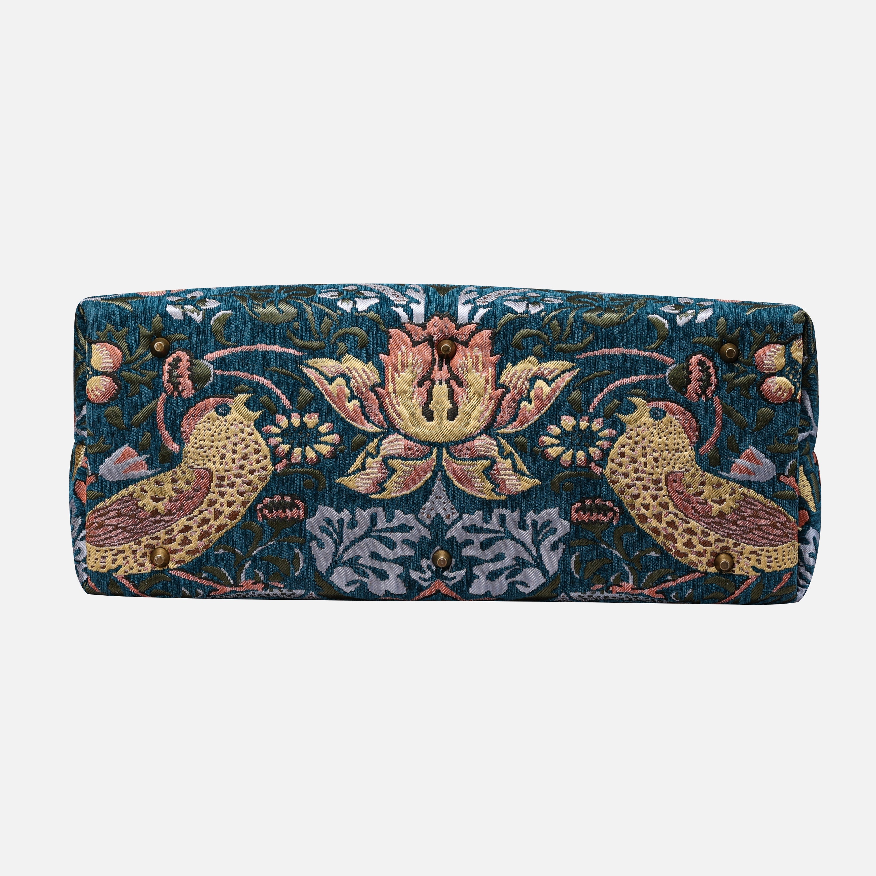 William Morris Strawberry Thief Men's Carpetbag of America bottom-5