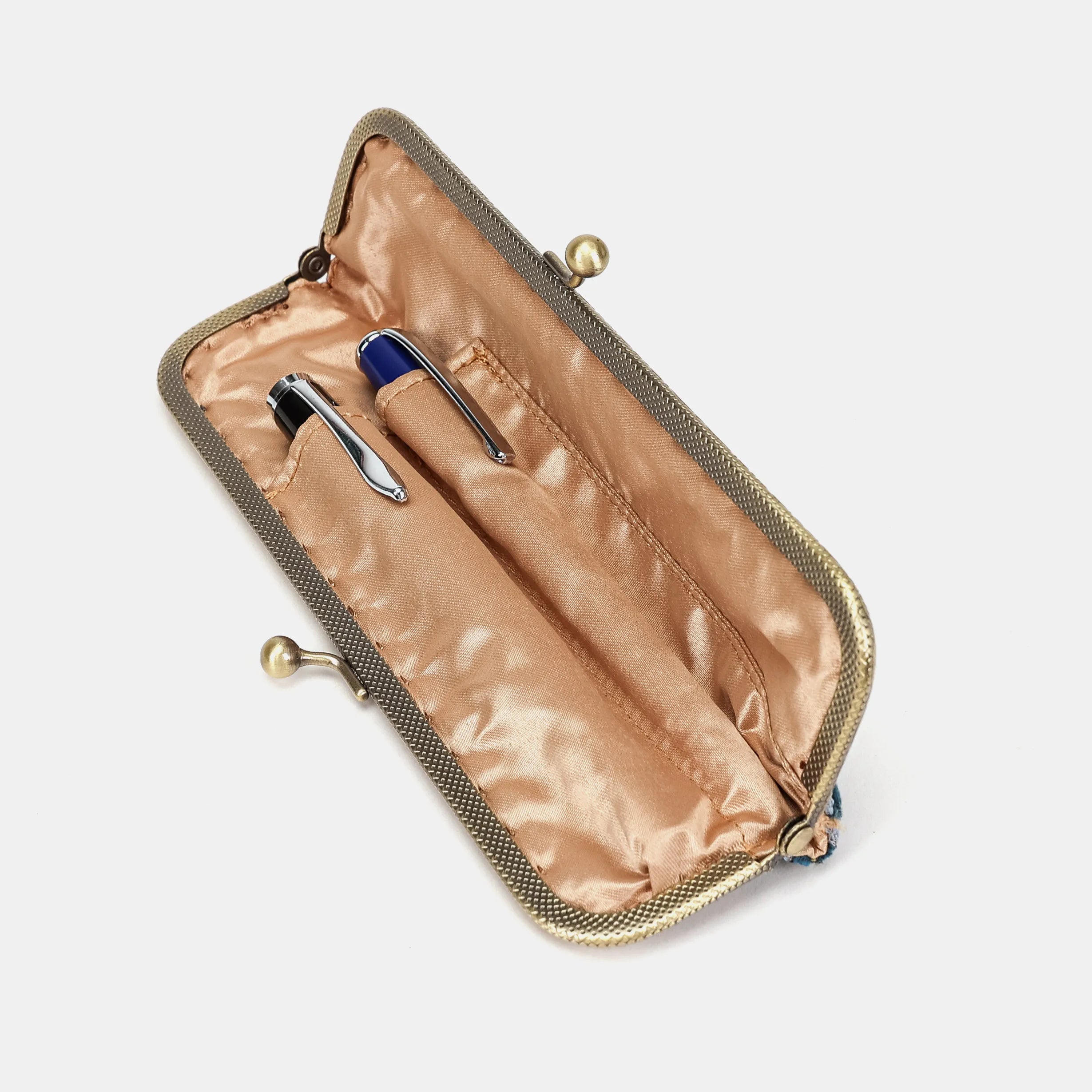 Strawberry Thief Duo Pen Case Carpetbag of America side
