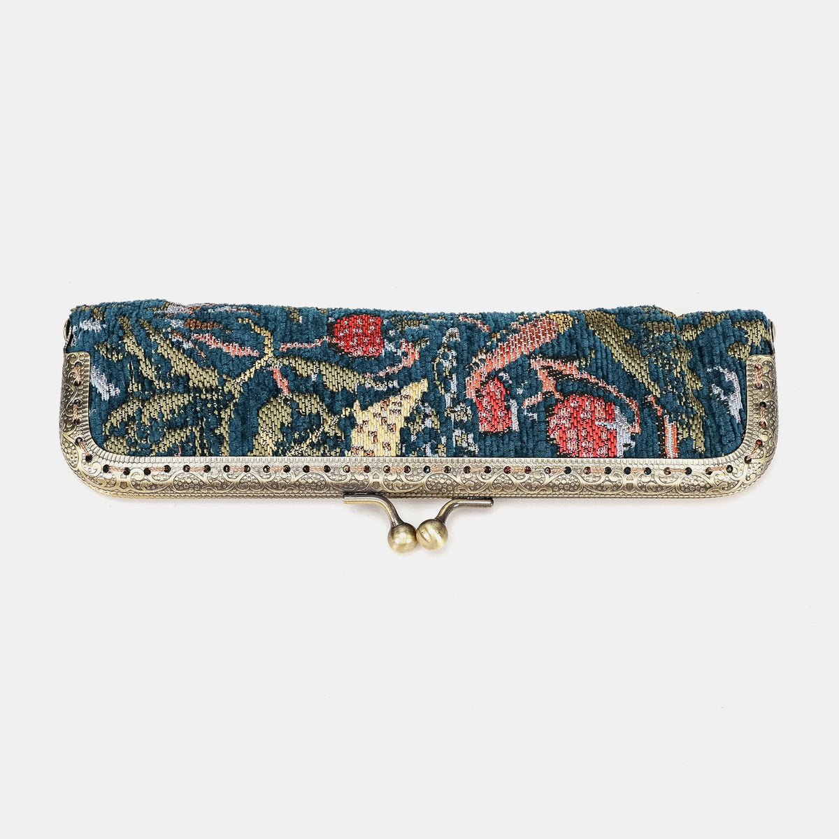 Strawberry Thief Duo Pen Case Carpetbag of America front