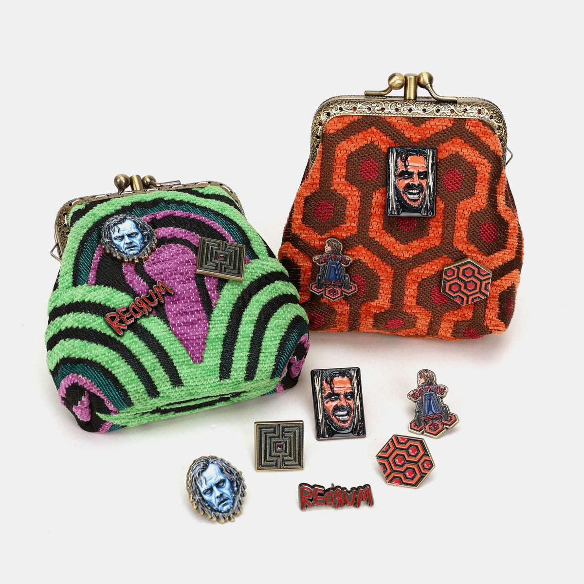 The Shining Enamel Pin Set | 6 Horror Collector Pins main