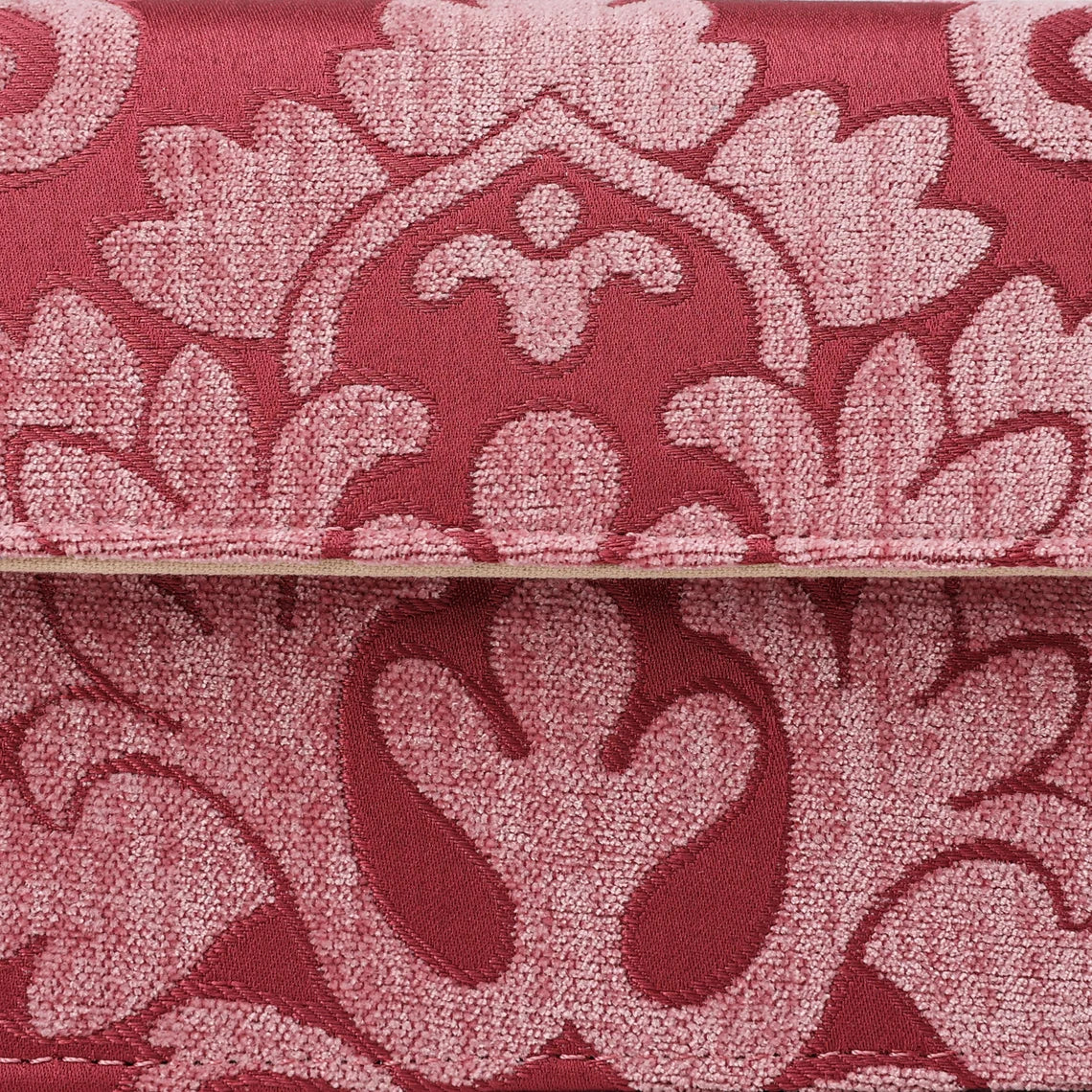 Queen Rose Pink Flap Crossbody Bag carpet bag MCW Handmade-8