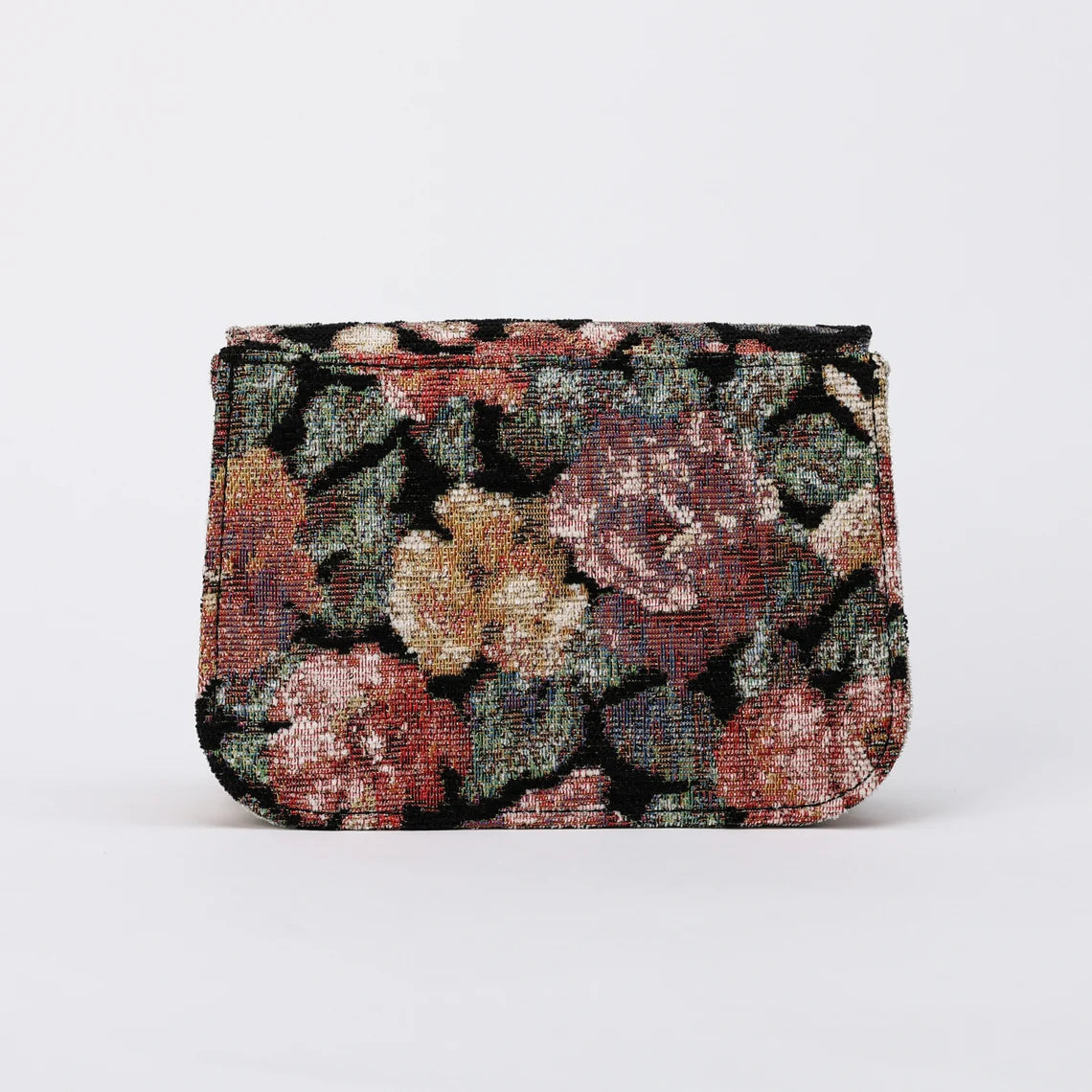 Floral Rose Flap Crossbody Bag carpet bag MCW Handmade-5