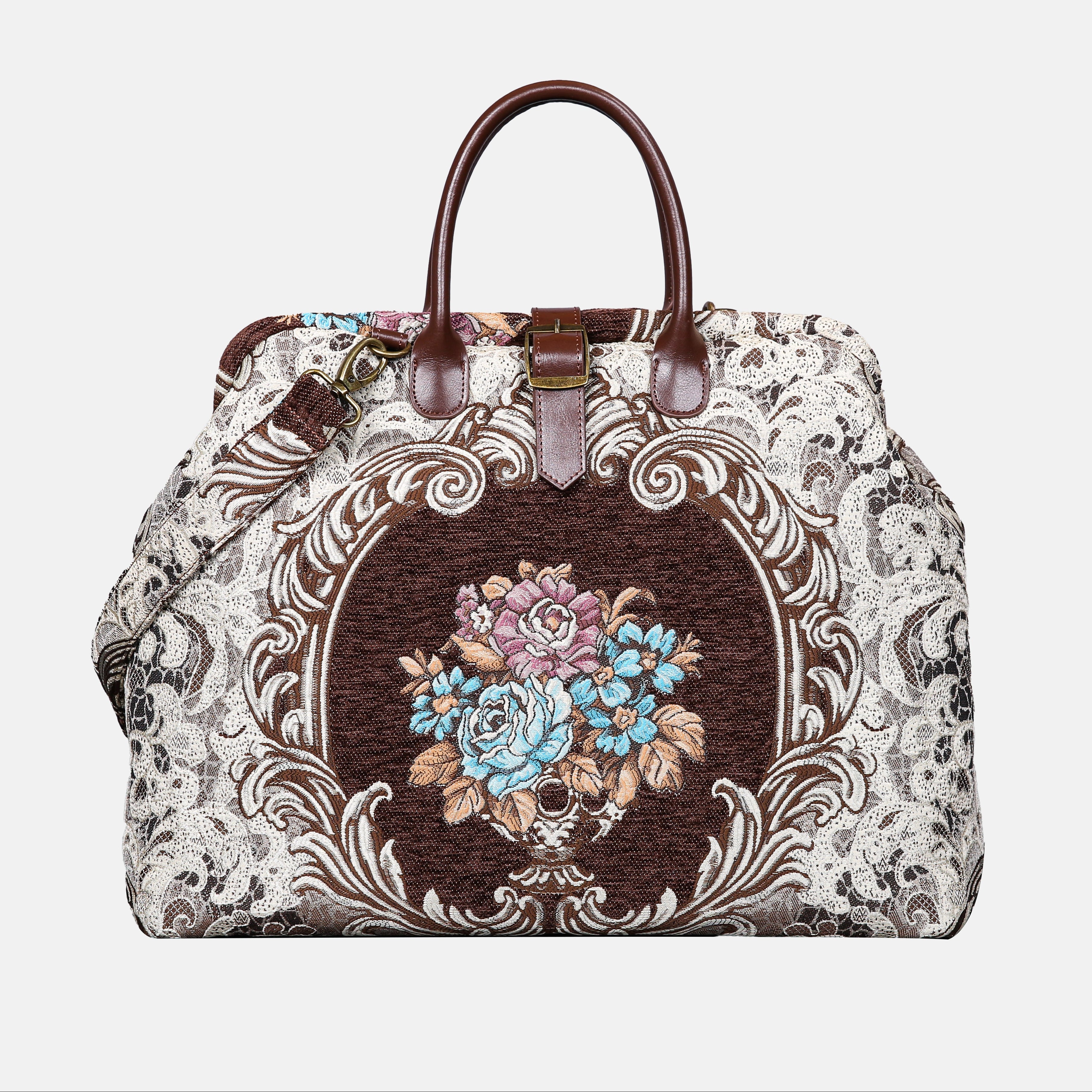Baroque Bouquet Brown Mary Poppins Weekender carpet bag MCW Handmade  main