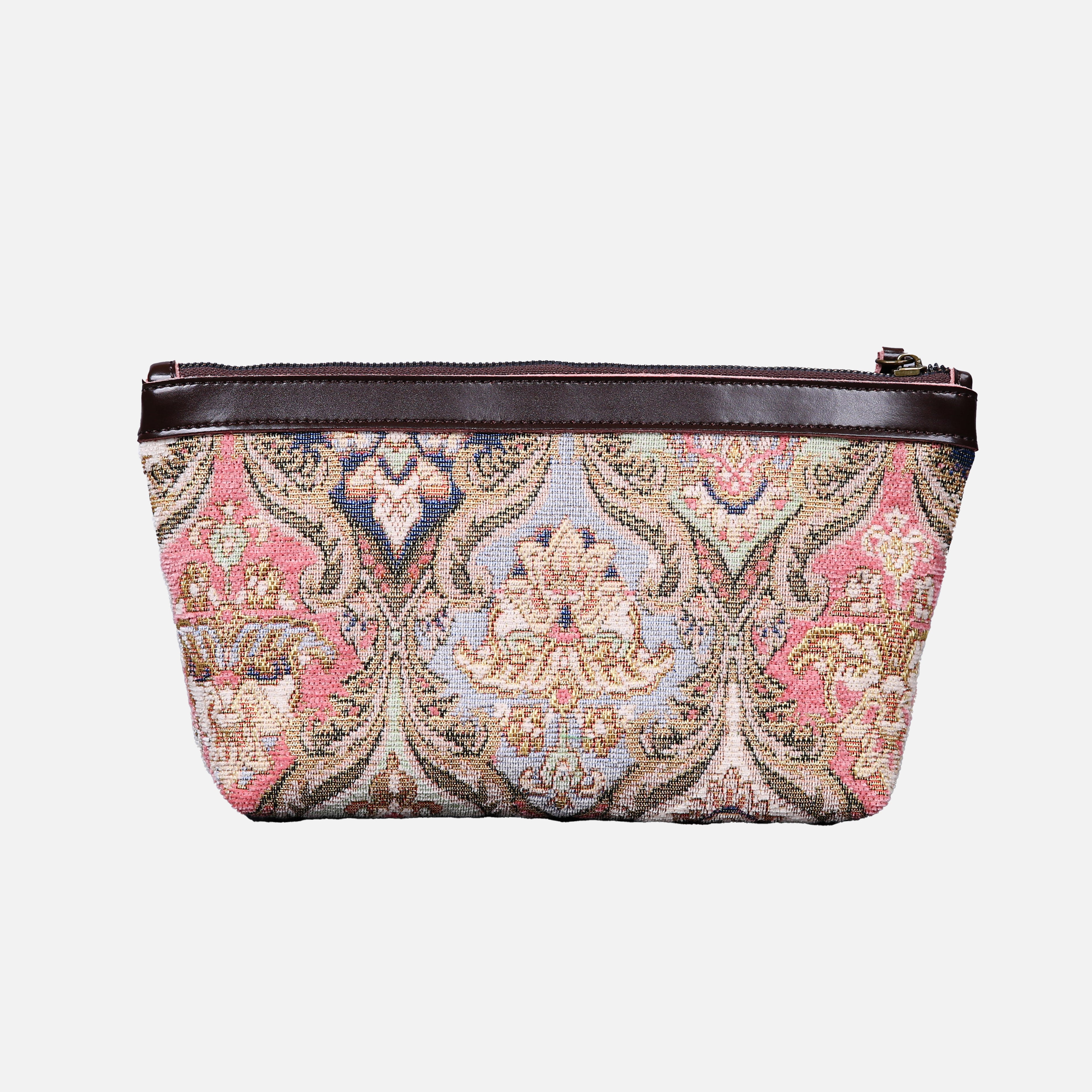 Golden Age Pink Carpet Makeup Bag carpet bag MCW Handmade-4