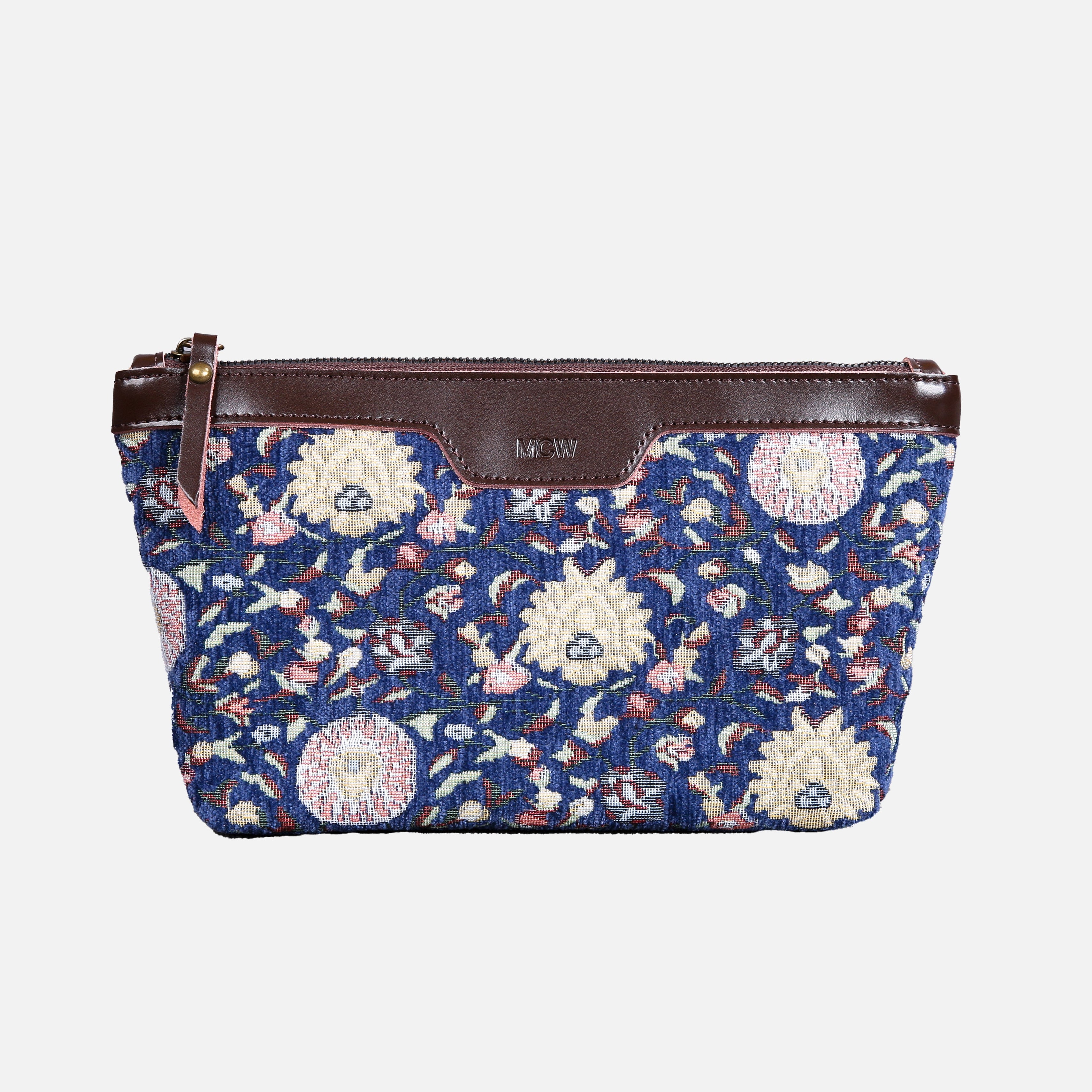 Oriental Blue Carpet Makeup Bag carpet bag MCW Handmade
