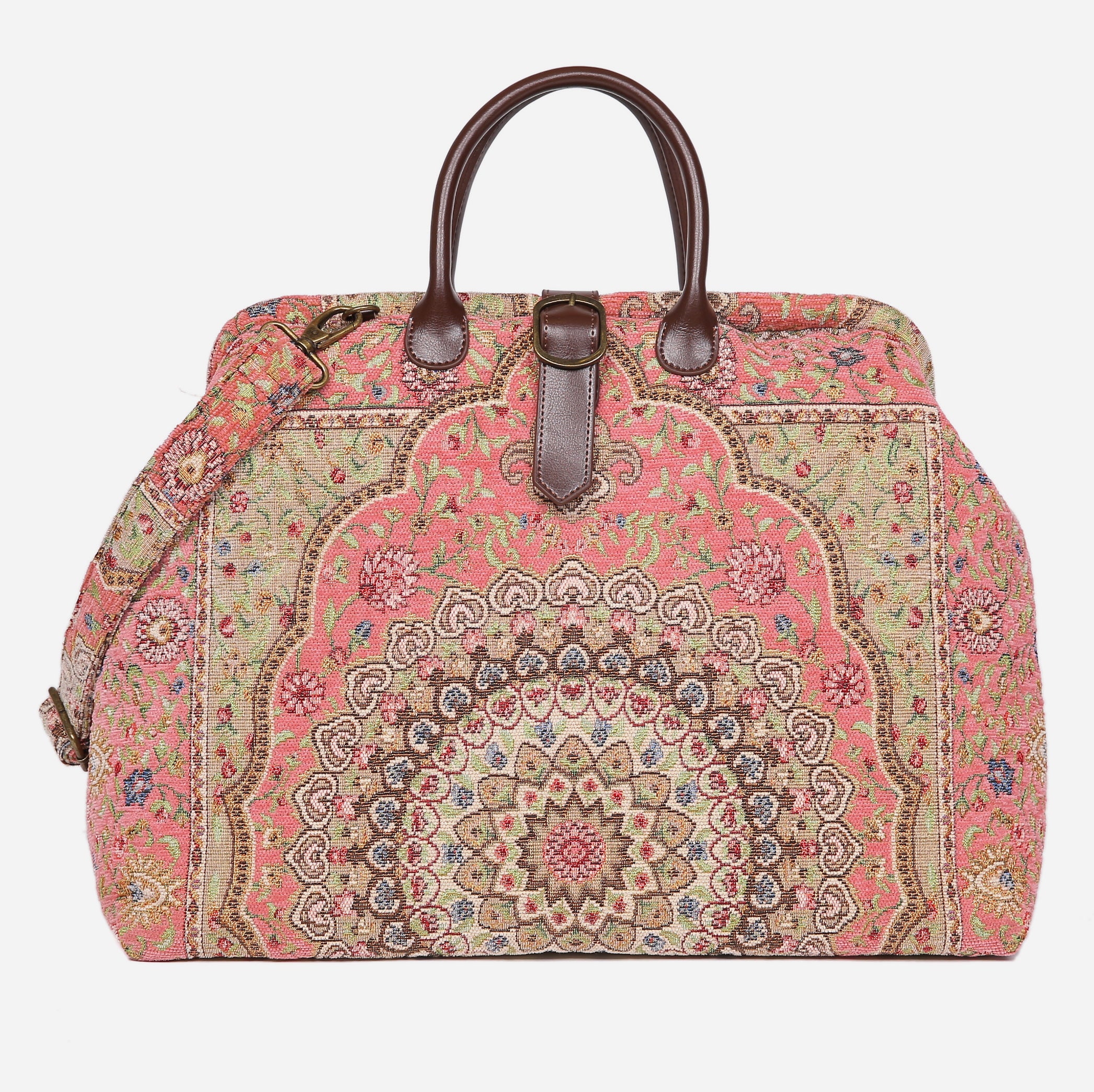 Oriental Pink Mary Poppins Weekender carpet bag MCW Handmade