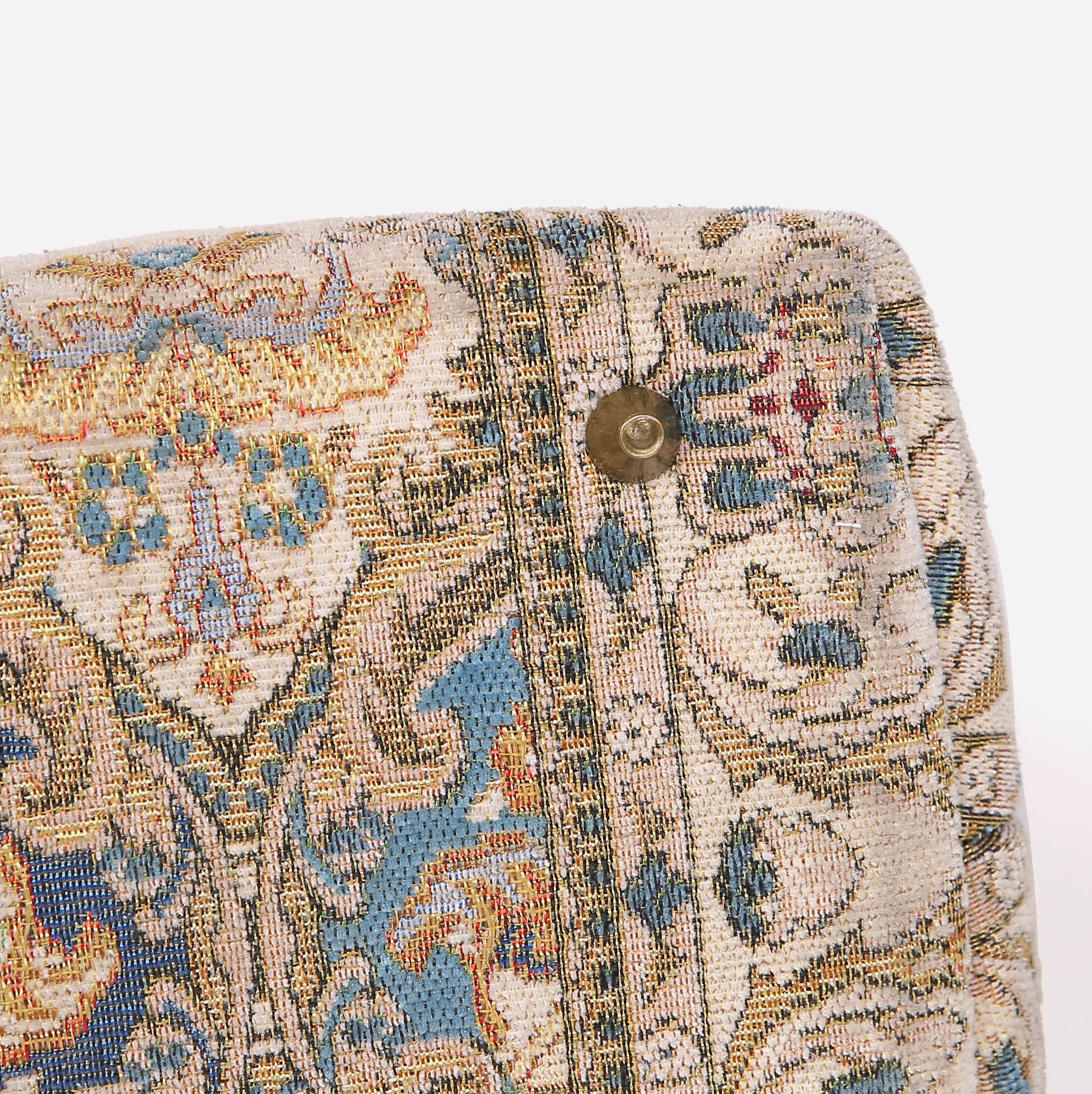 Golden Age Blue Mary Poppins Weekender carpet bag MCW Handmade-6