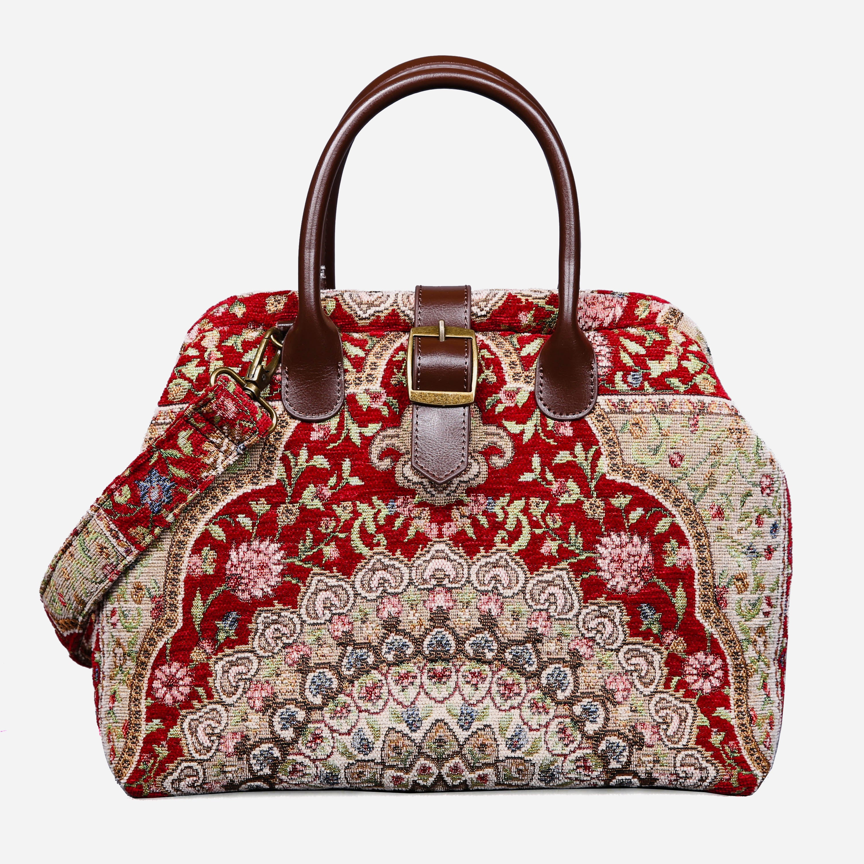 Oriental Wine Carpet Handbag Purse carpet bag MCW Handmade