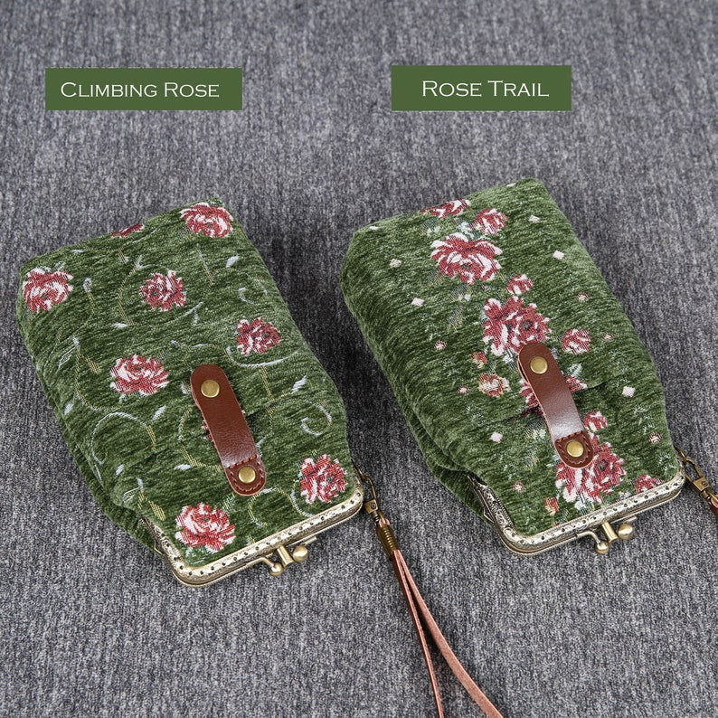 Rose Series Arugula Green Carpet Phone Case  MCW Handmade-12