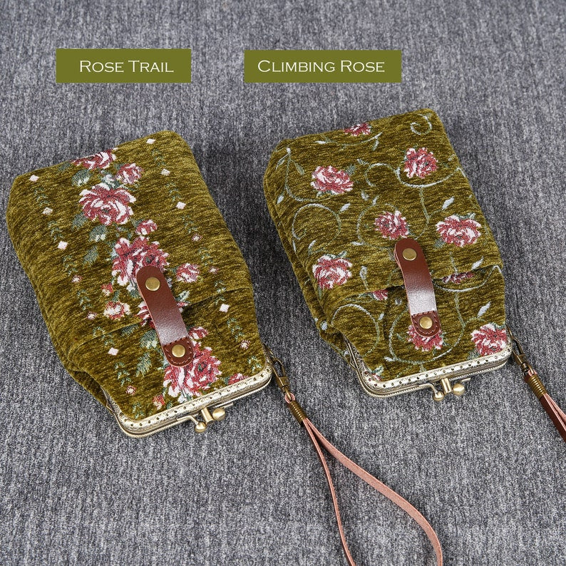 Rose Series Avocado Carpet Phone Case  MCW Handmade-12