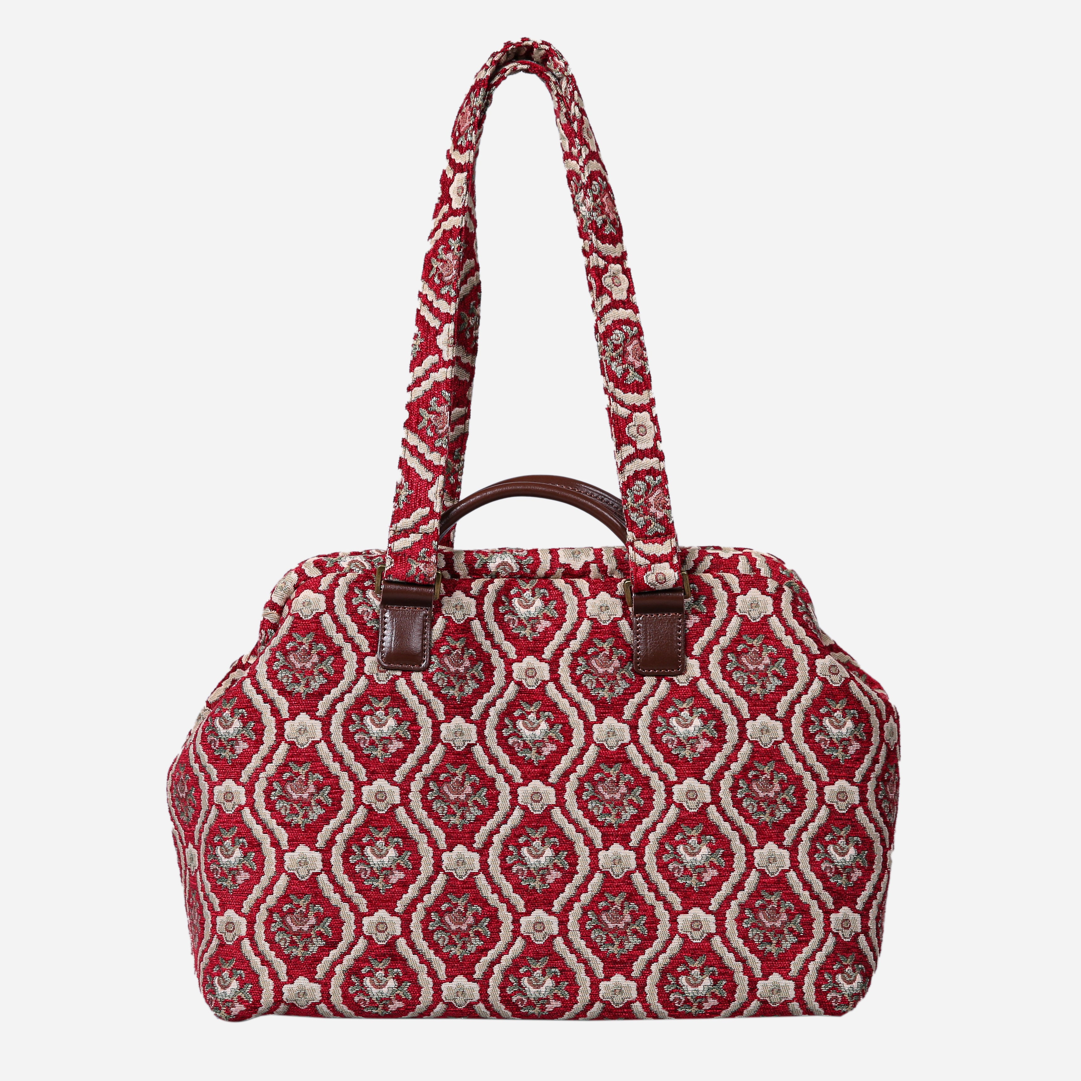 Traditional Red Knitting Project Bag  MCW Handmade-4