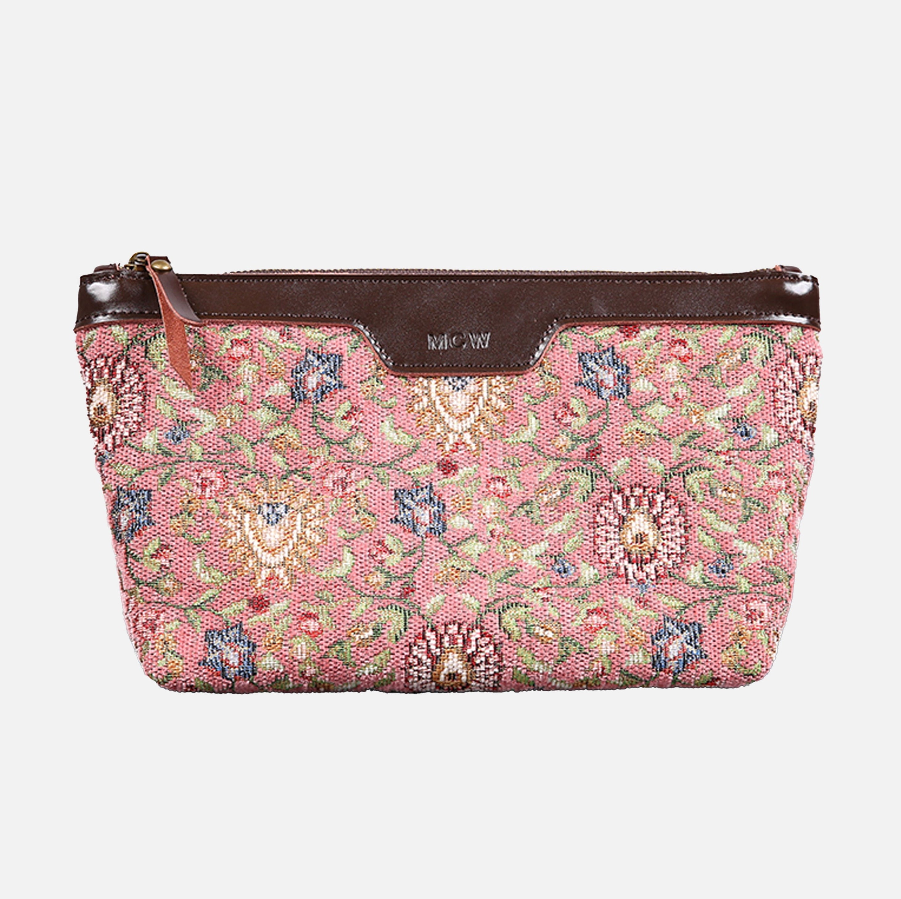 Oriental Pink Carpet Makeup Bag carpet bag MCW Handmade