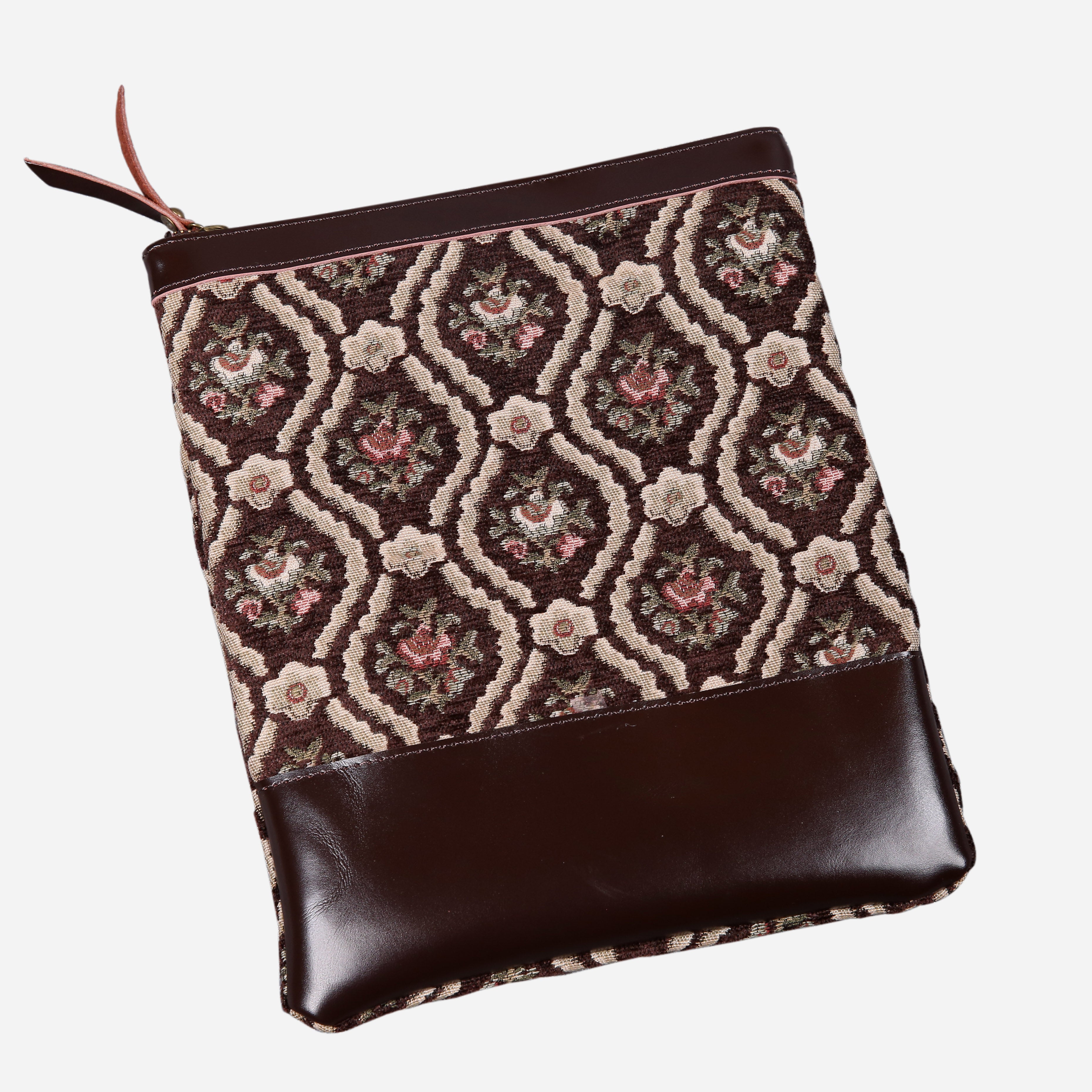 Traditional Coffee Carpet Clutch carpet bag MCW Handmade-1
