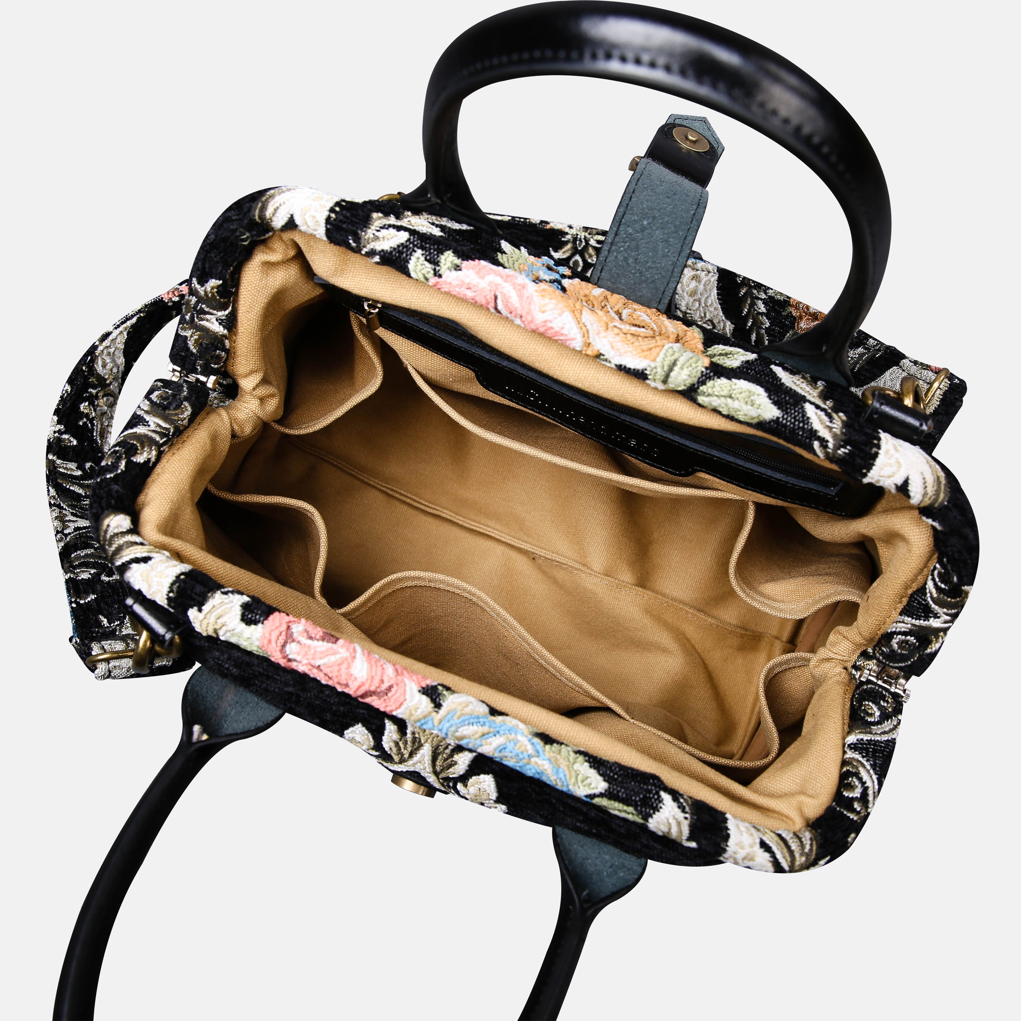 Eternal Elegance Carpet Handbag Purse carpet bag MCW Handmade of America open