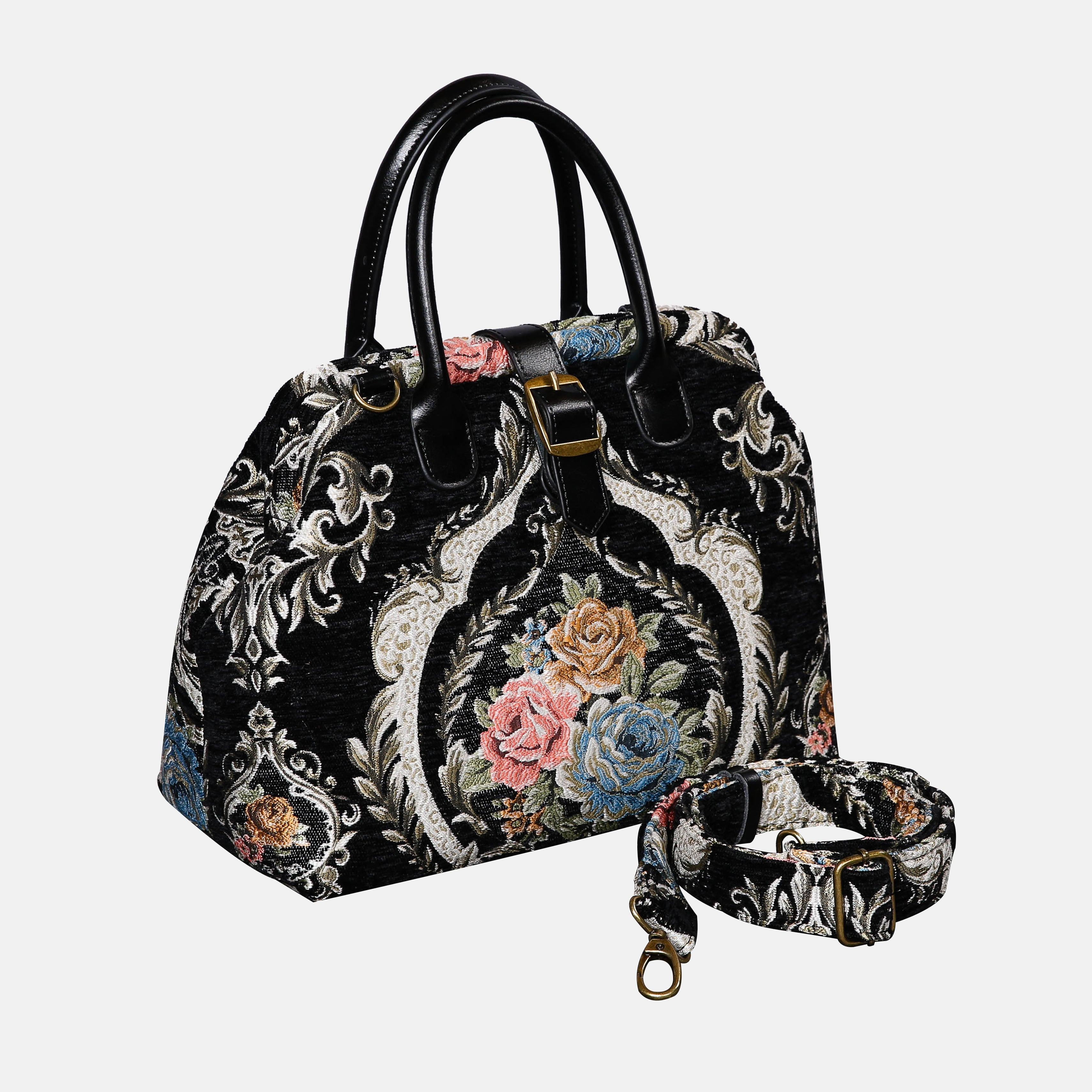 Eternal Elegance Carpet Handbag Purse carpet bag MCW Handmade of America with shoulder strap