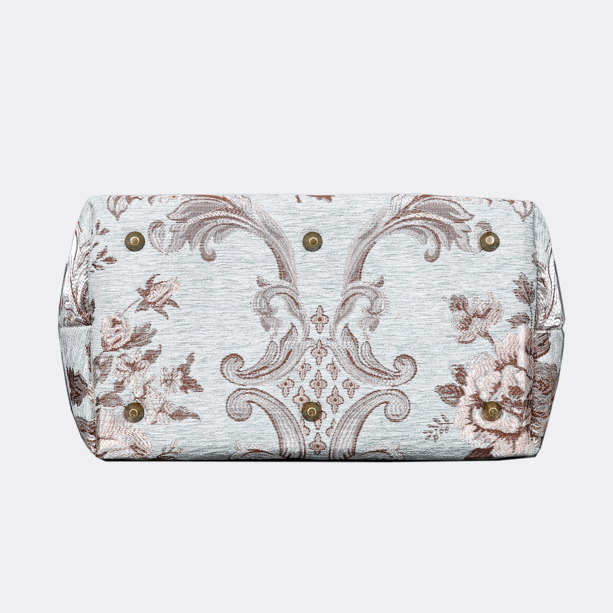 Floral Mint Carpet Handbag Purse carpet bag MCW Handmade bottom