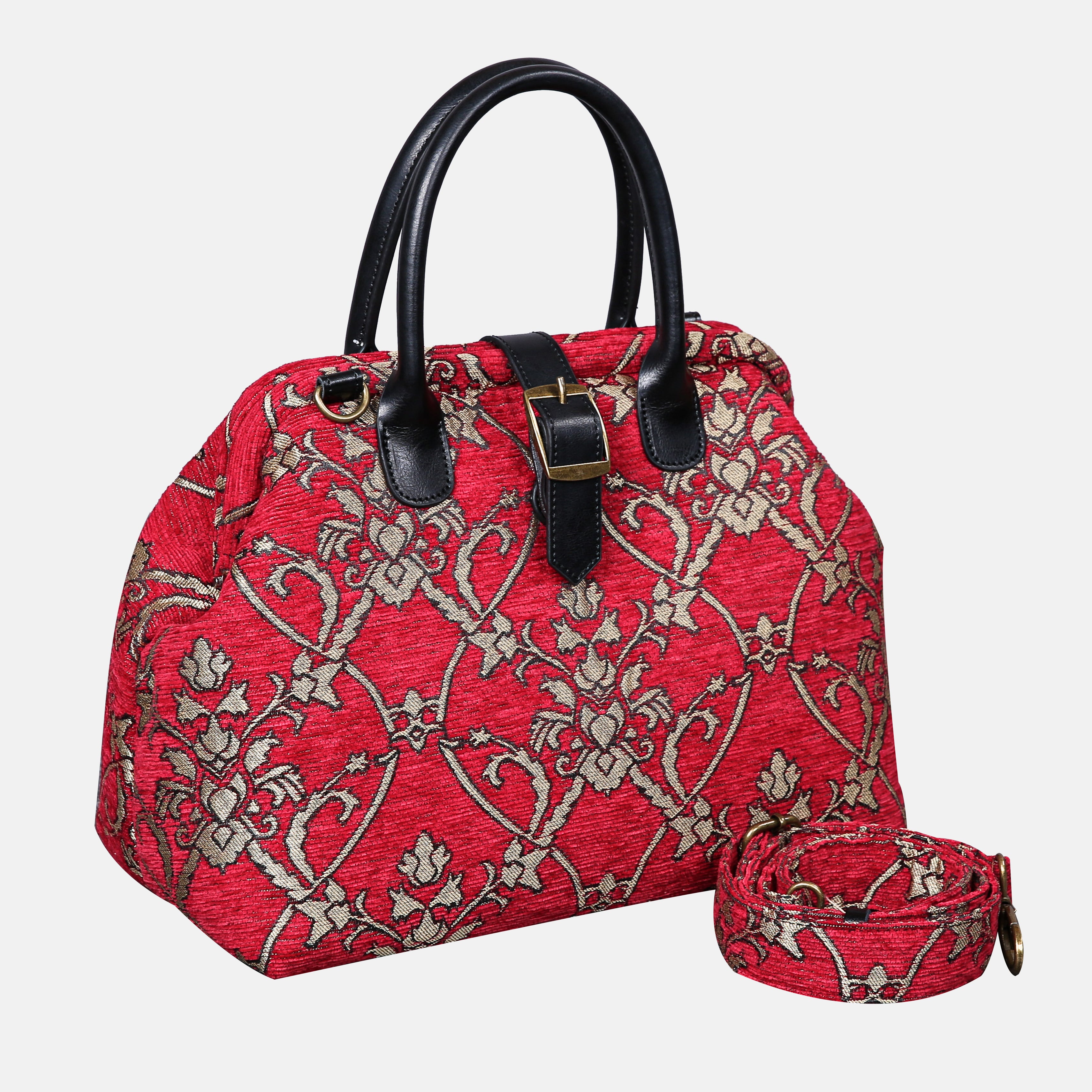 CARNABY Red Carpet Handbag Purse carpet bag MCW Handmade-1